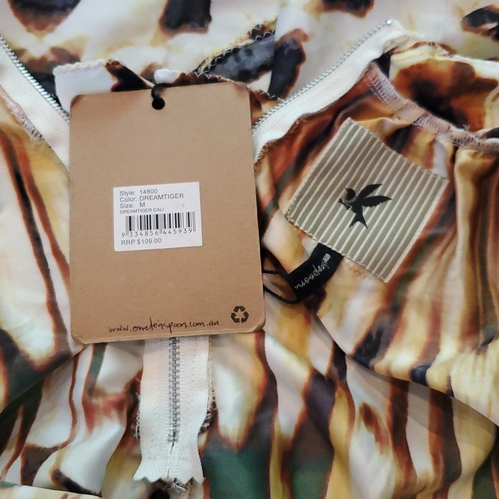 one teaspoon by Revolve Animal Print Tank Style Romper. Size Med/Large - Picture 3 of 7